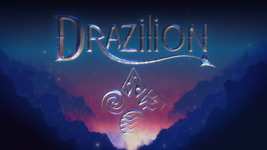 Logo de Drazilion, série jeunesse diffusée à Télé-Québec